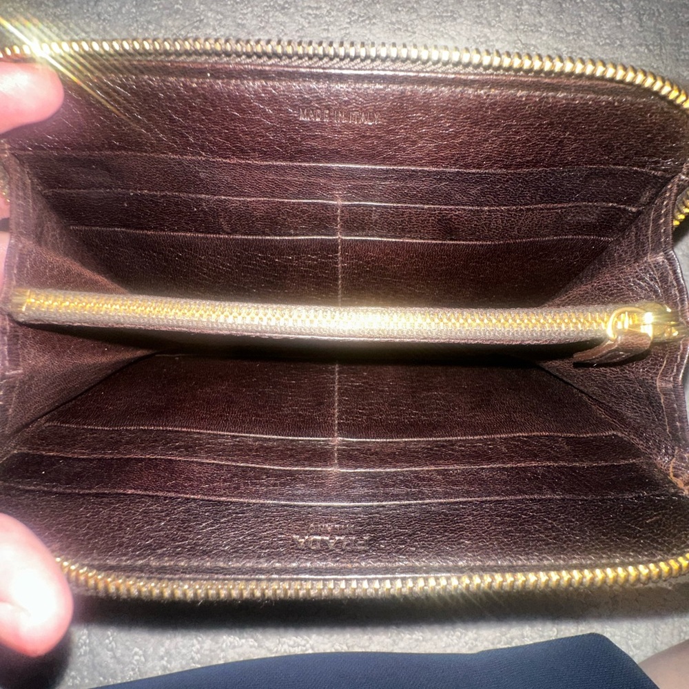 Prada Dark Brown Leather Wallet - Picture 3 of 5